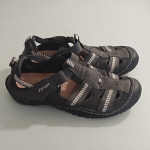 JSPORT Black Gray Pink Light Blue comfort Outdoor Sandals 8.5